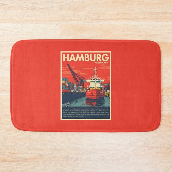 Item preview, Hamburg - Gemany  designed and sold by StudioRedKoala.