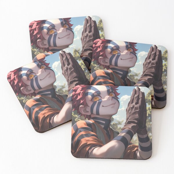 Item preview, Akaza Demon Slayer Vibrant Antagonist Portrait Sunny Day designed and sold by Spraykart.