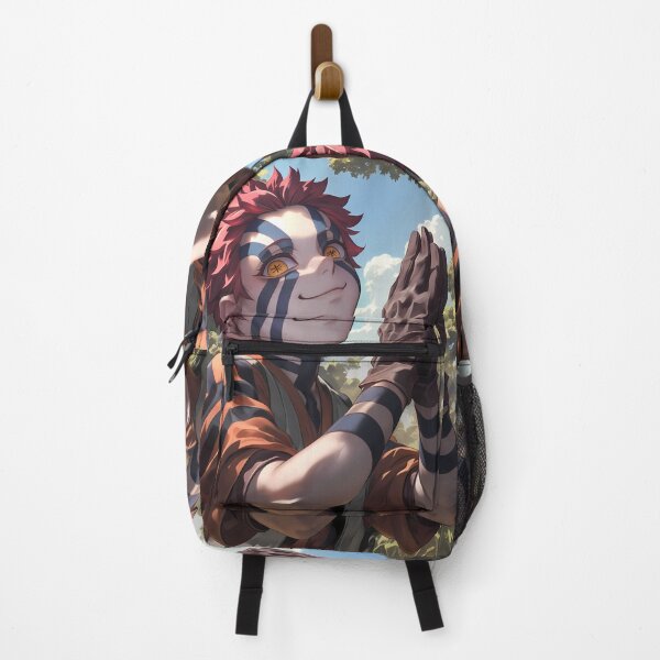 Item preview, Akaza Demon Slayer Vibrant Antagonist Portrait Sunny Day designed and sold by Spraykart.