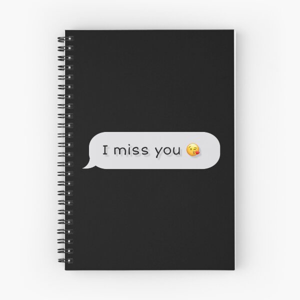 Item preview, I miss you text designed and sold by KajalGulgulia.
