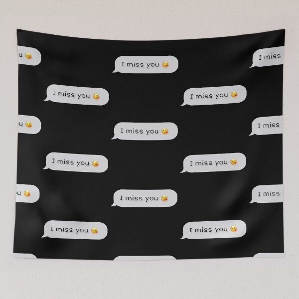 Item preview, I miss you text designed and sold by KajalGulgulia.
