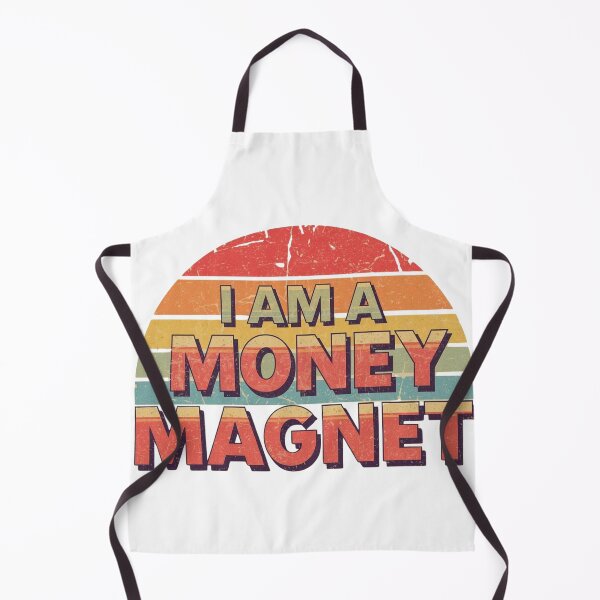 Item preview, I Am A Money Magnet Retro Vintage Affirmation – Law of Attraction Wealth Mindset Design designed and sold by Money Magnet Studio.