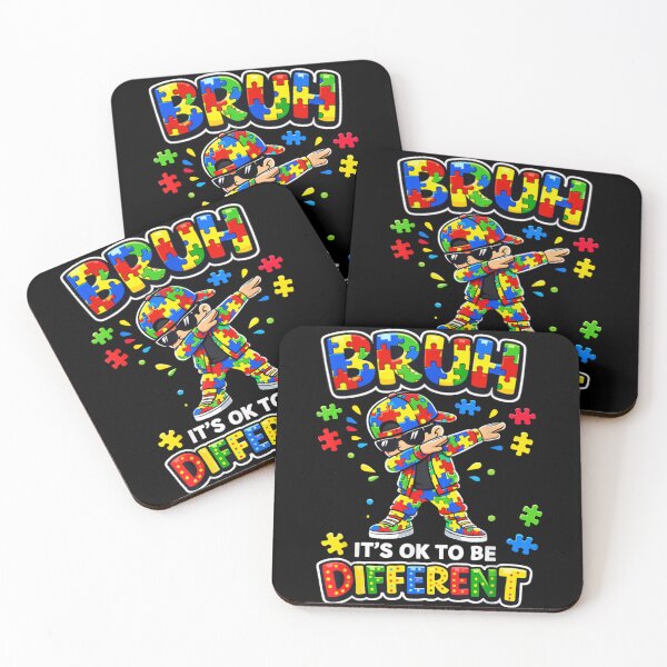 Item preview, Bruh Its Ok To Be Different Autism Awareness Puzzle Dab Boy Art designed and sold by StanaLuis.