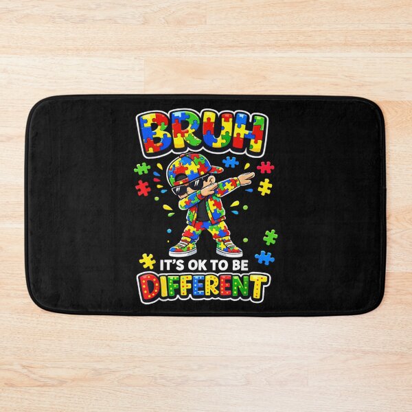 Item preview, Bruh Its Ok To Be Different Autism Awareness Puzzle Dab Boy Art designed and sold by StanaLuis.