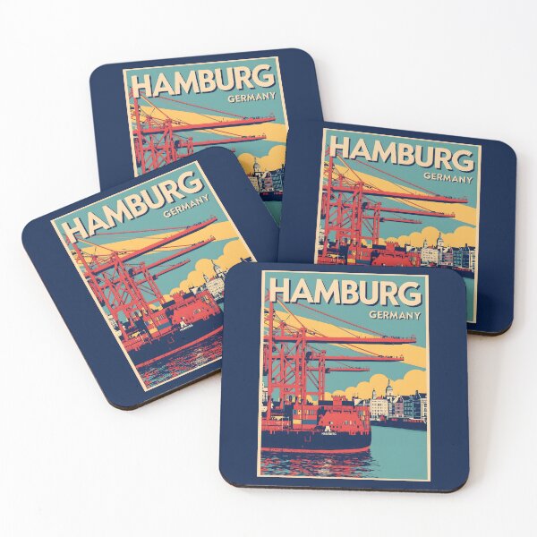 Item preview, Hamburg - Gemany  designed and sold by StudioRedKoala.