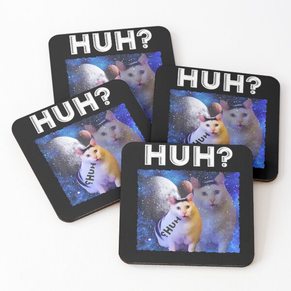 Item preview, Funny Meme Huh Cat,  Huh! Cat meme designed and sold by koffmannohe.