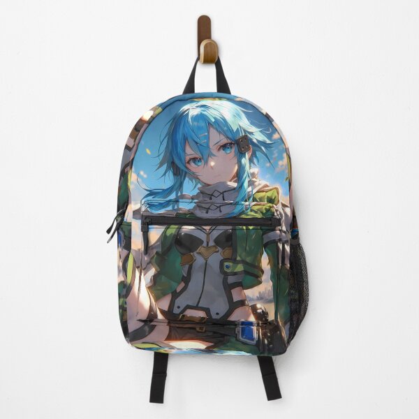 Item preview, Sinon Sword Art Online Blue Hair Waifu Sky Background Calm designed and sold by Spraykart.