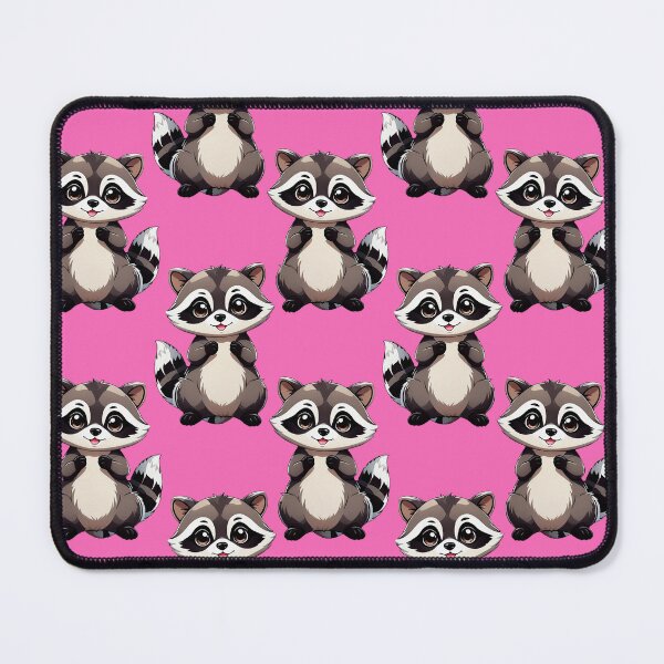 Item preview,  Raccoon Pattern Design On Pink Background  designed and sold by PatternTitan.