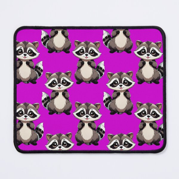 Item preview, Raccoon Pattern Design On Purple Background  designed and sold by PatternTitan.