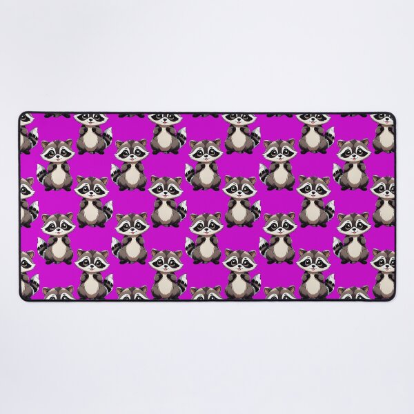 Item preview, Raccoon Pattern Design On Purple Background  designed and sold by PatternTitan.