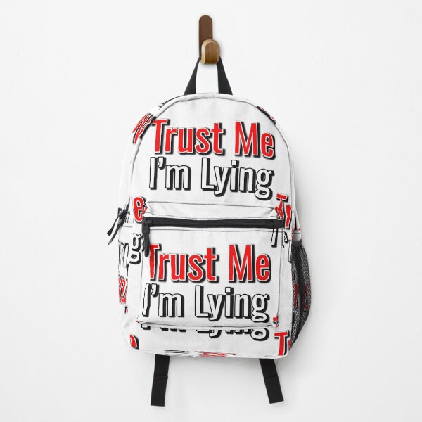 Item preview, Trust Me I’m Lying – Funny Sarcastic Quote Bold Typography Design designed and sold by ahfas86.