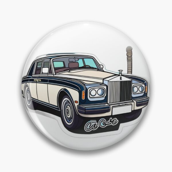 Item preview, Vintage Luxury Car Illustration | Classic Retro Automobile Sticker designed and sold by Sticker Sprout.