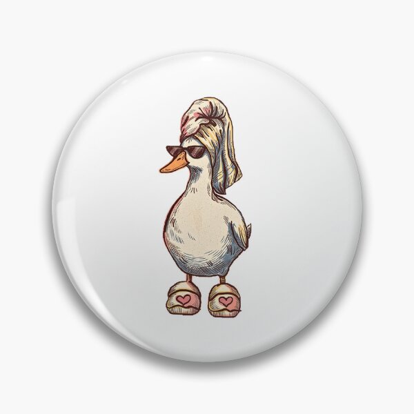 Artikelvorschau, Spa-Tag-Ente - Vintage-Gänsemama entworfen und verkauft von Steele-Art.