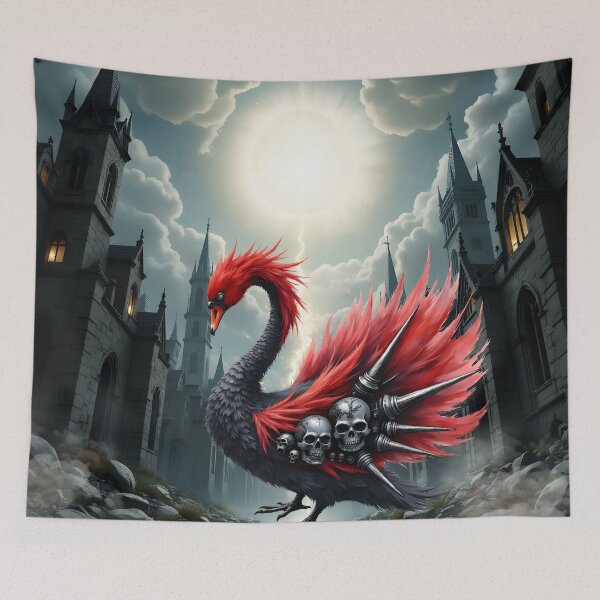 Item preview, Crimson Cathedral Swan. designed and sold by nicky2342.