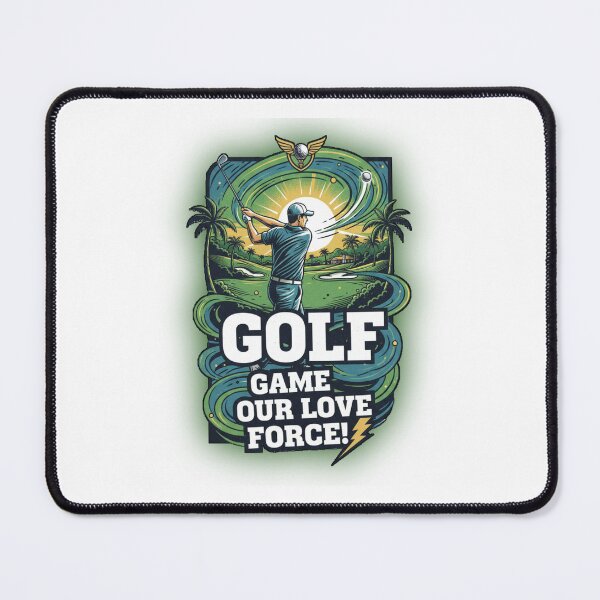 Item preview, GOLF Green Illustration Slogan - GAME OUR LOVE FORCE! designed and sold by Giulivo Store Graphic.