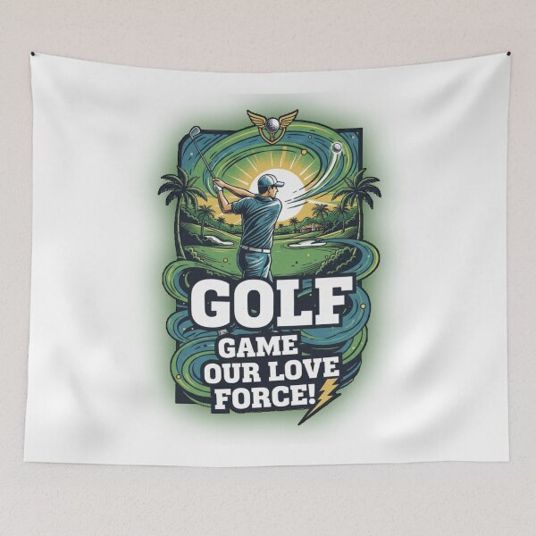 Item preview, GOLF Green Illustration Slogan  -  GAME OUR LOVE FORCE! designed and sold by Giulivo Store Graphic.