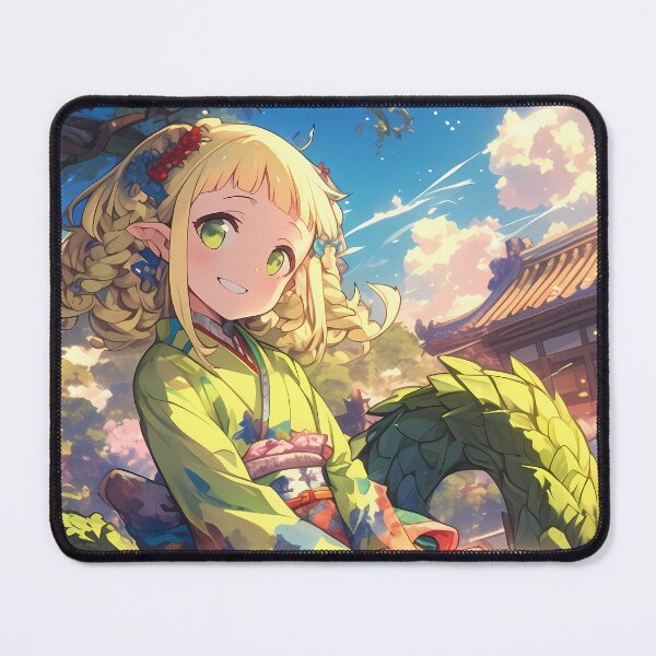 Item preview, Shiemi Moriyama Blue Exorcist Kimono Shrine Cute Spring Scene designed and sold by Spraykart.