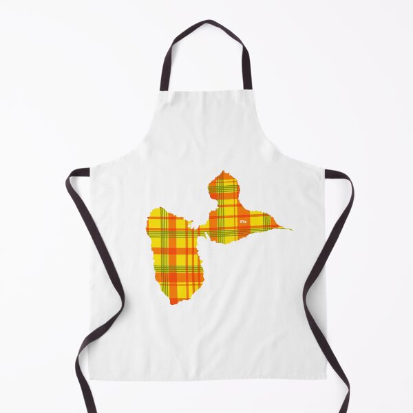Item preview, Guadeloupe Map Madras Caribbean Island Design designed and sold by fritz-10signer.