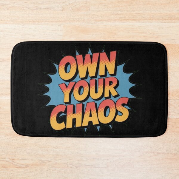 Item preview, Own Your Chaos – Retro Comic Pop Art Typography Design designed and sold by OpalkoP.