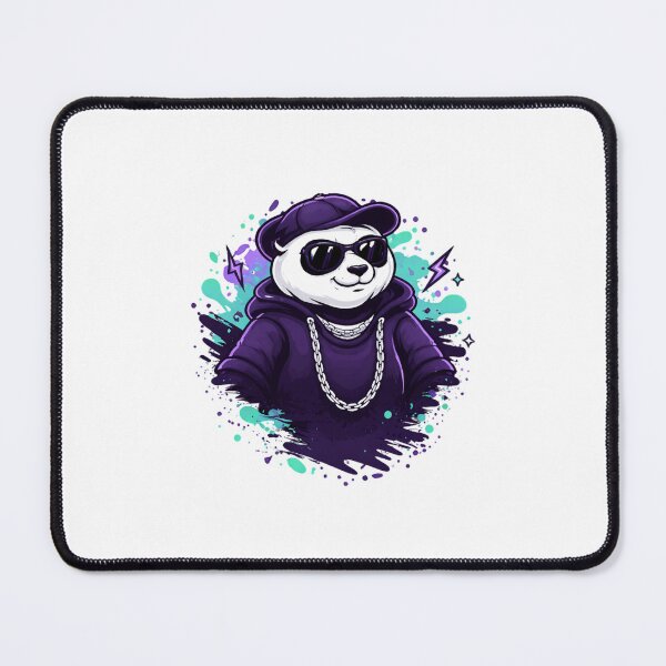 Item preview, Cool Panda Streetwear Drip – Urban Hip Hop Style with Sunglasses designed and sold by Chilixi-Shop.