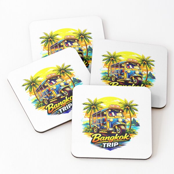 Item preview, Bangkok Tuk Tuk Tropical Beach Trip designed and sold by Thai Vibe Studio.