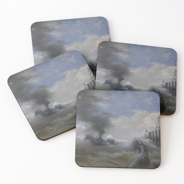 Item preview, Towboat leaving the port of Ostend at heyday designed and sold by SharonTheFirst.