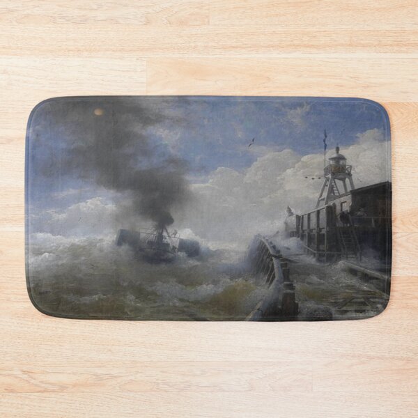 Item preview, Towboat leaving the port of Ostend at heyday designed and sold by SharonTheFirst.