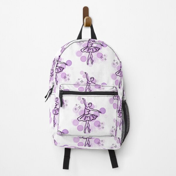Item preview, Ballerina Outline in Purple Tones - Lineart Illustration designed and sold by iamKRUK.