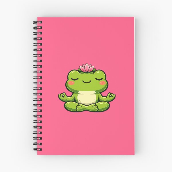Item preview, Zen frog in lotus posture designed and sold by FroggyOnly.