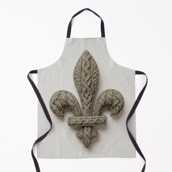 Item preview, tightly knitted fleur-de-lis designed and sold by PopAlien.