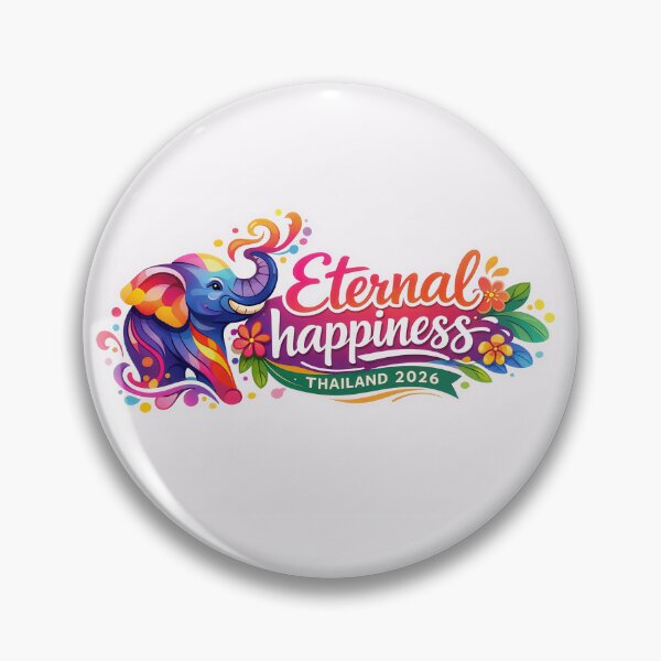 Item preview, Eternal happiness 2026 Thailand designed and sold by InkyKidArt.