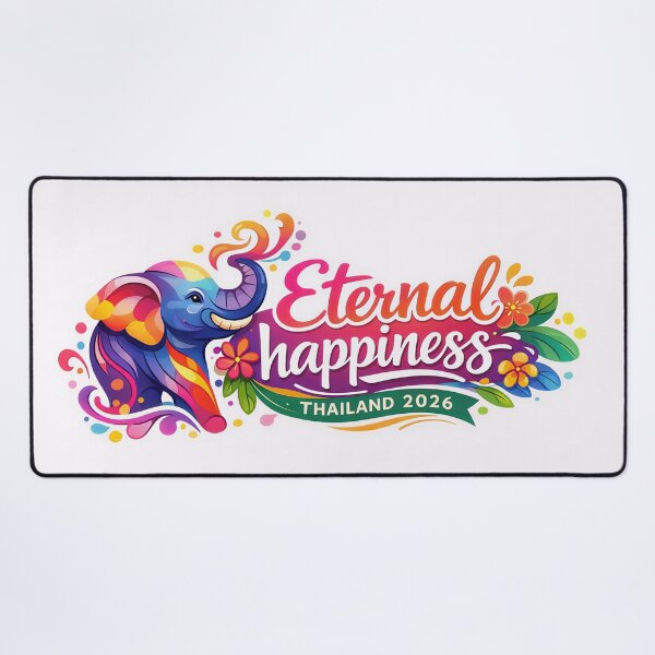 Item preview, Eternal happiness 2026 Thailand designed and sold by InkyKidArt.