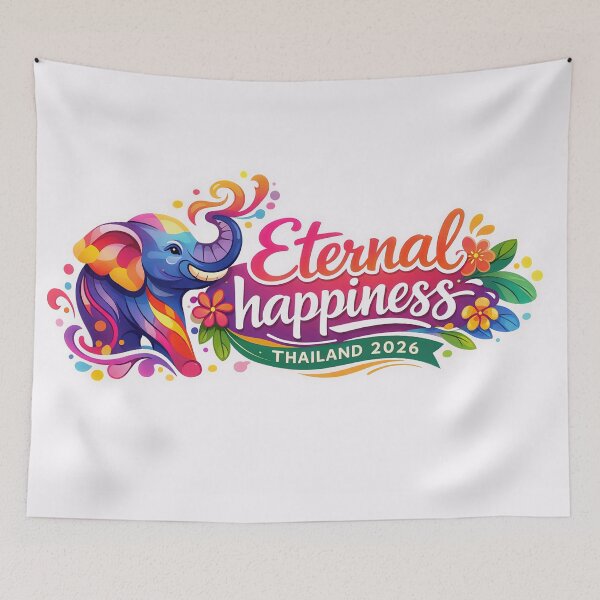 Item preview, Eternal happiness 2026 Thailand designed and sold by InkyKidArt.