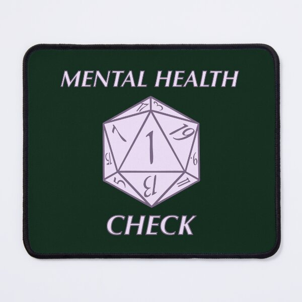 Item preview, Mental Health Check designed and sold by Just-2-Raccoons.