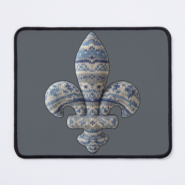 Item preview, tightly knitted fleur-de-lis 2 designed and sold by PopAlien.