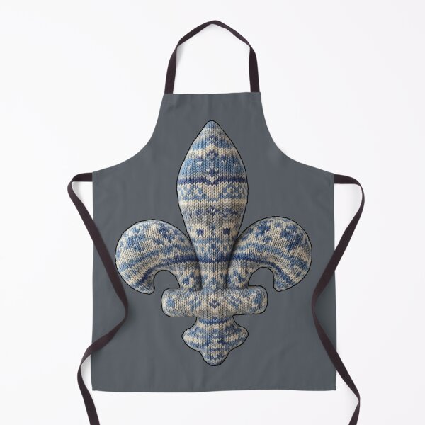Item preview, tightly knitted fleur-de-lis 2 designed and sold by PopAlien.