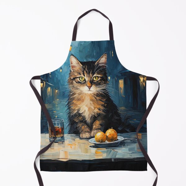 Item preview, Night Café Cat with Dessert designed and sold by Erika Kaisersot.