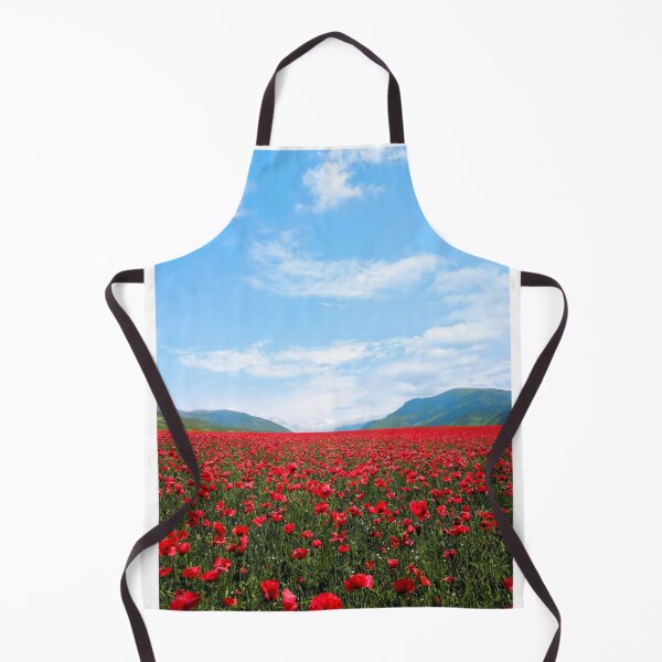 Item preview, Poppy Field Horizon Photographic Print designed and sold by Mother-Nature65.