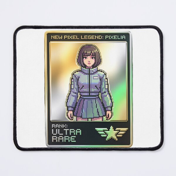 Item preview, A pixelated ultra rare character card on transparent background designed and sold by Creative88Art.