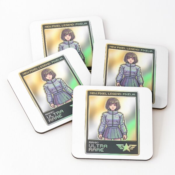 Item preview, A pixelated ultra rare character card on transparent background designed and sold by Creative88Art.