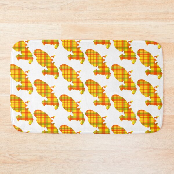 Item preview, Martinique Map Madras Caribbean Island Design designed and sold by fritz-10signer.