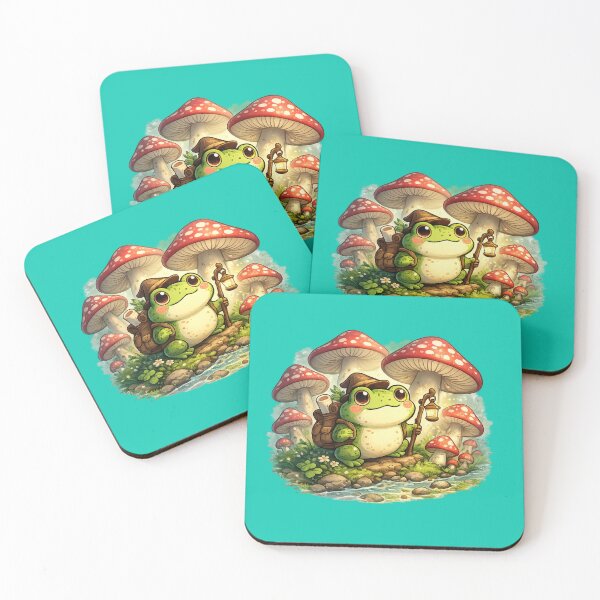 Item preview, The adventurous toad in the magic forest designed and sold by FroggyOnly.