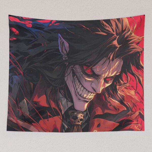 Item preview, Alucard Hellsing Gothic Crimson Shadow Stare designed and sold by Spraykart.