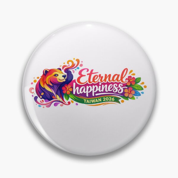 Item preview, Eternal happiness Taiwan 2026 designed and sold by InkyKidArt.