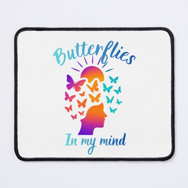 Item preview, Butterflies In My Mind – Colorful Aesthetic Butterfly Art Design designed and sold by GigaFactory.