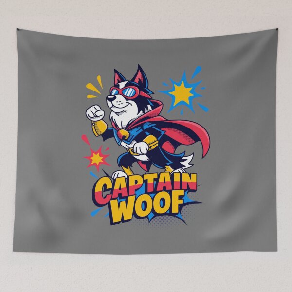 Item preview, superhero dog - playful dog - comic book dog - pet lover gift - cute puppy - animal superhero - dog sticker - dog hoodie - adorable dog - funny puppy - superhero pup designed and sold by JansenGS.