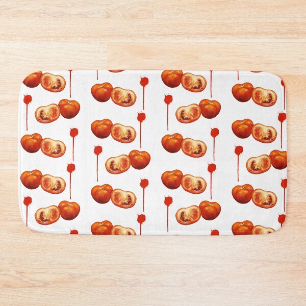 Item preview, Tomato Pattern With Red Juice Splashes designed and sold by Pryhozha.