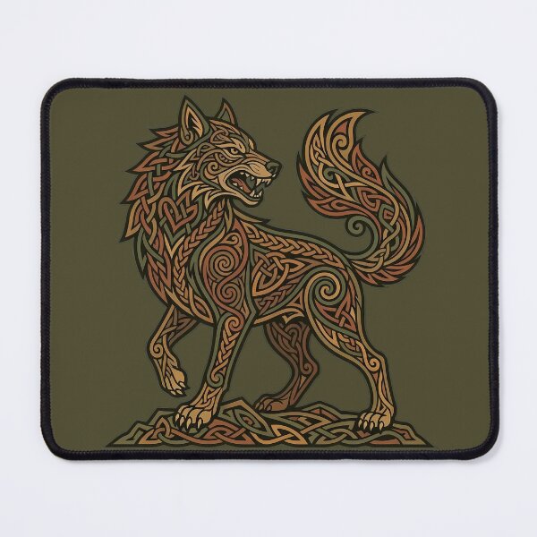 Item preview, Celtic Wolf, Viking Mythology, Spirit Animal designed and sold by SolaoLab.