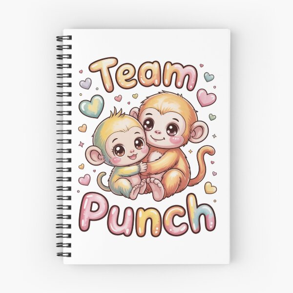 Item preview, Team Punch – Kawaii Fluffy Golden Mama Monkey Hugging Yellow Green Baby Pastel Rainbow Tee designed and sold by DarylWelsh2024.