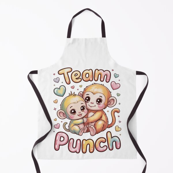 Item preview, Team Punch – Kawaii Fluffy Golden Mama Monkey Hugging Yellow Green Baby Pastel Rainbow Tee designed and sold by DarylWelsh2024.